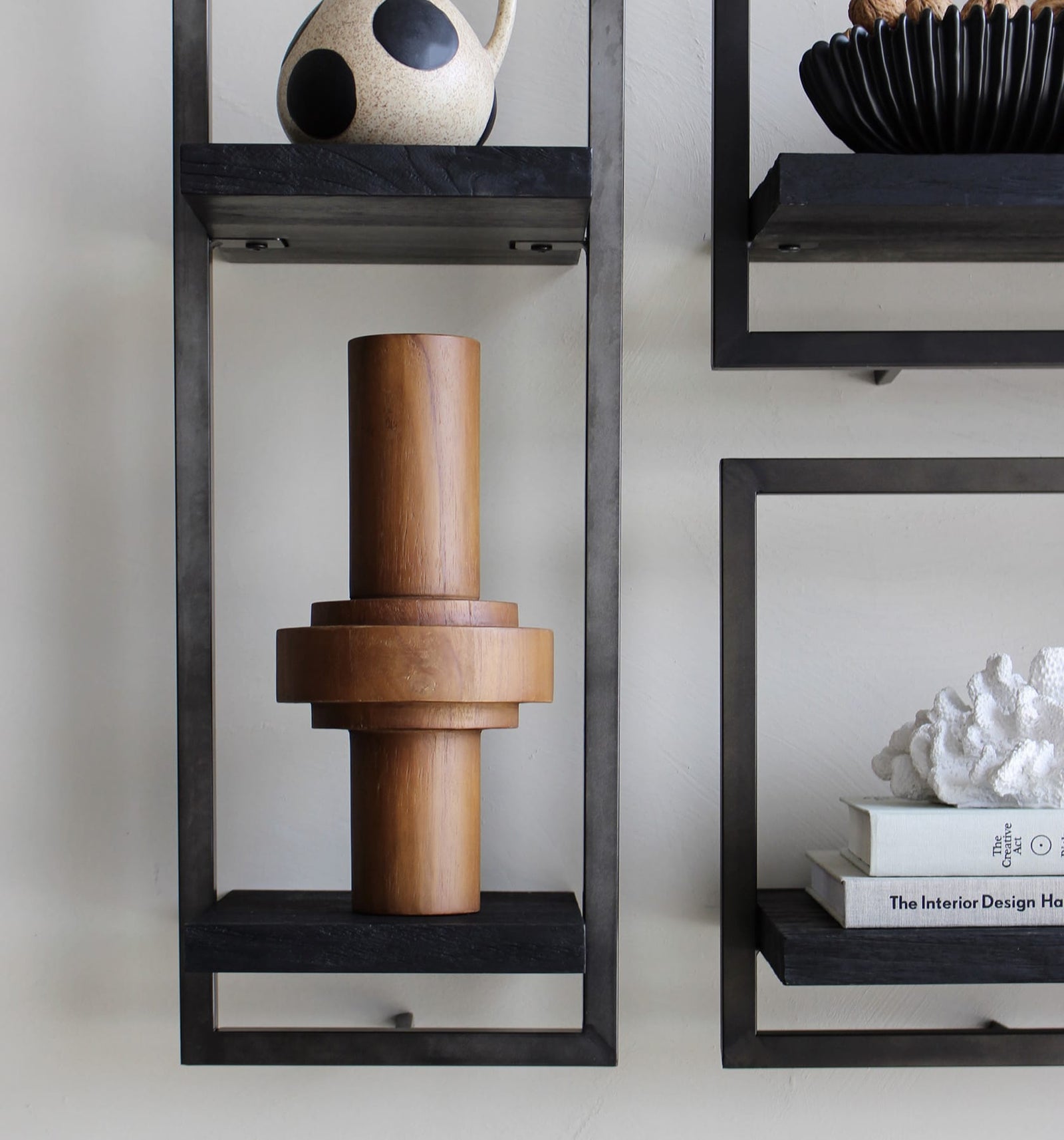 Cylinder Wood Vases