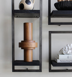 Cylinder Wood Vases