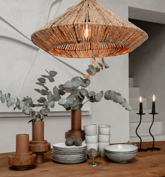 Cylinder Wood Vases