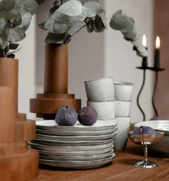 Cylinder Wood Vases