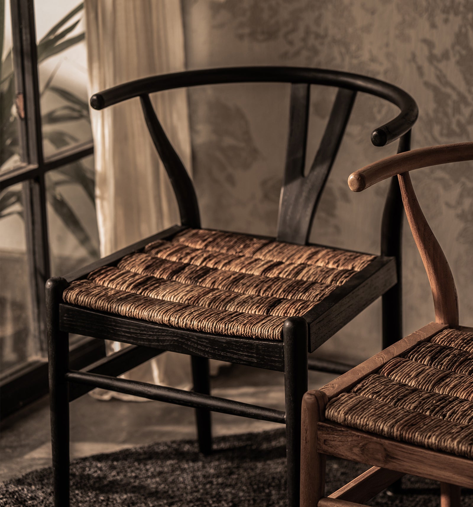 Caterpillar Twin Chair Charcoal (Second Chance)