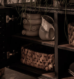 Karma Charcoal Low Dresser 4 Doors