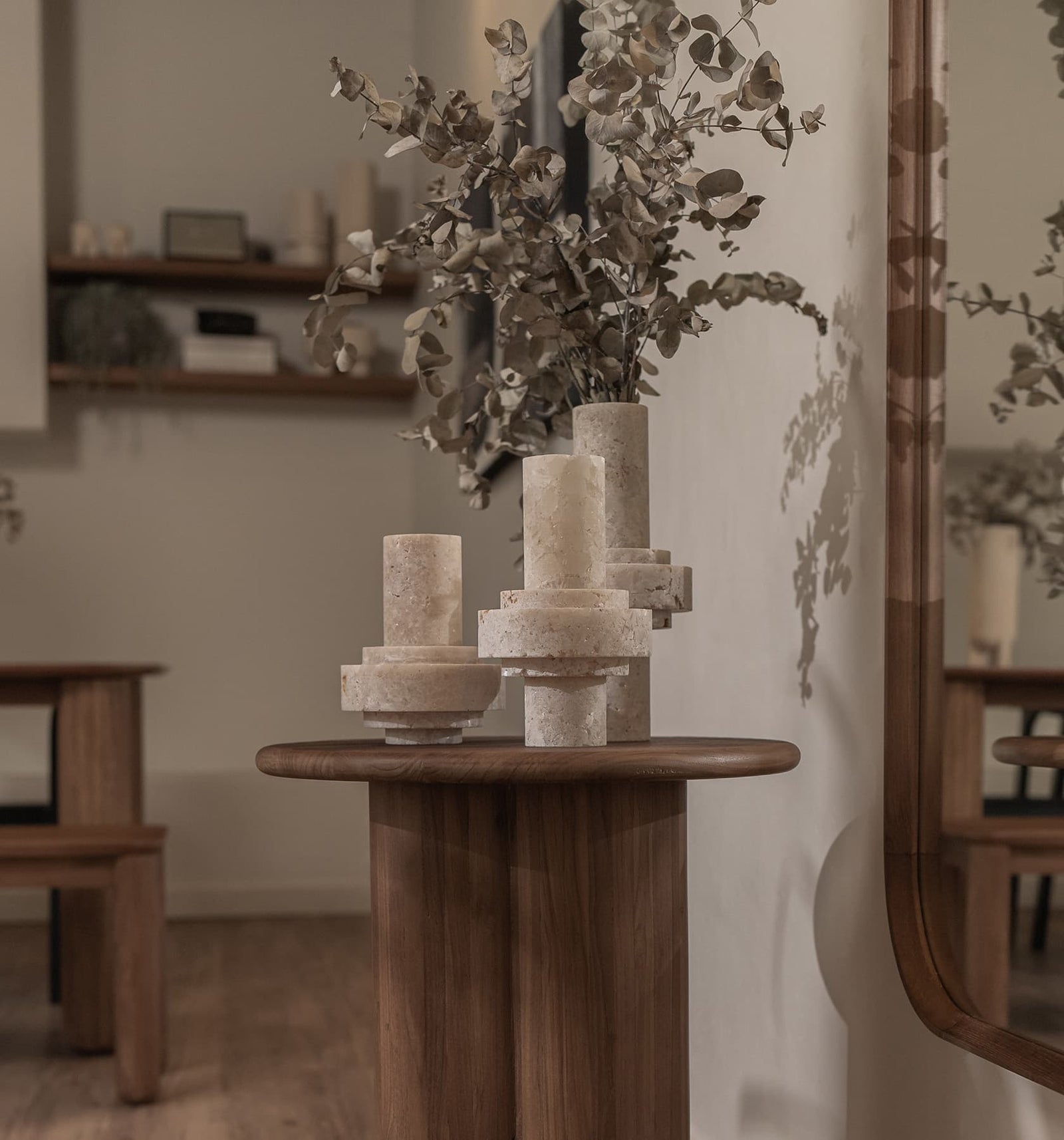 Cylinder Onyx Vase