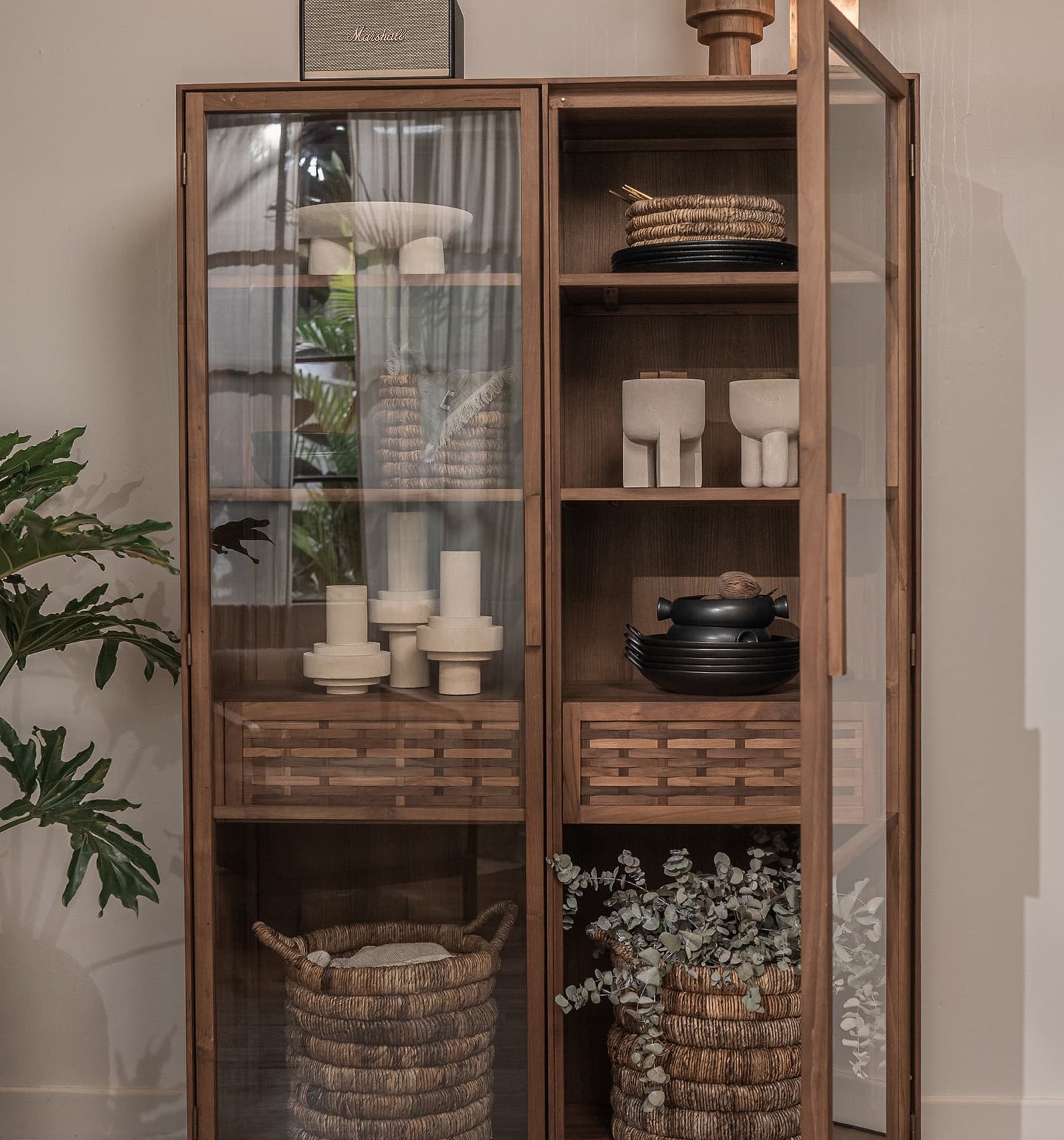 Hopper Display Cabinet