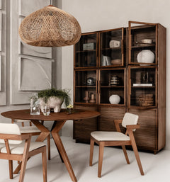 Hopper Display Cabinet 3 Doors