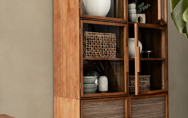 Hopper Display Cabinet 2 Doors