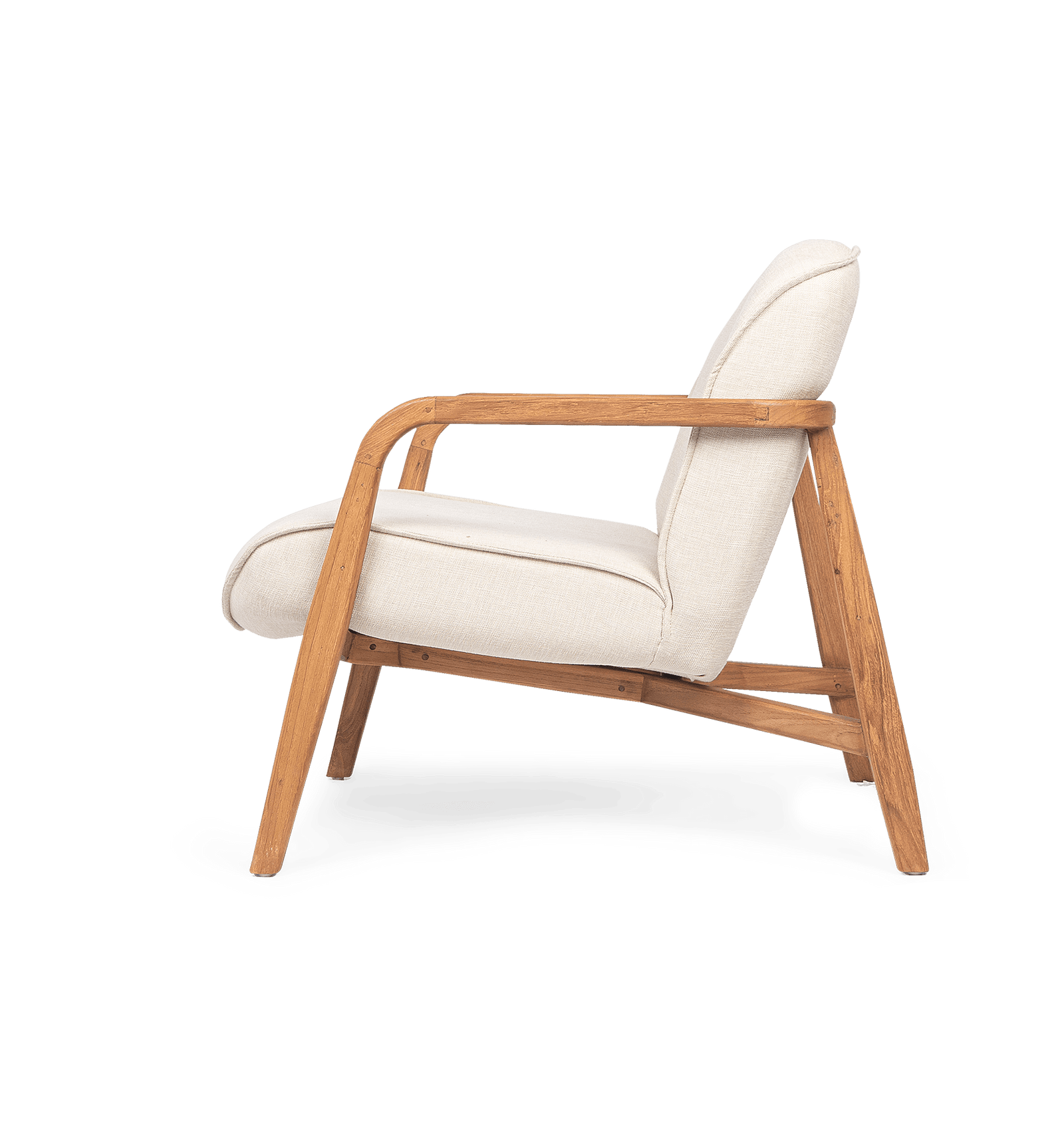 Jesse Lounge Chair - Custard