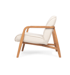 Jesse Lounge Chair - Custard