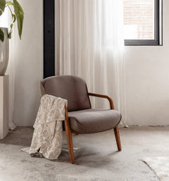 Jesse Lounge Chair - Walnut