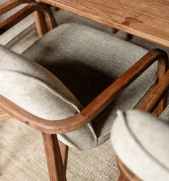 Jesse Dining Chair - Pale Khaki