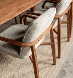 Jesse Dining Chair - Pale Khaki
