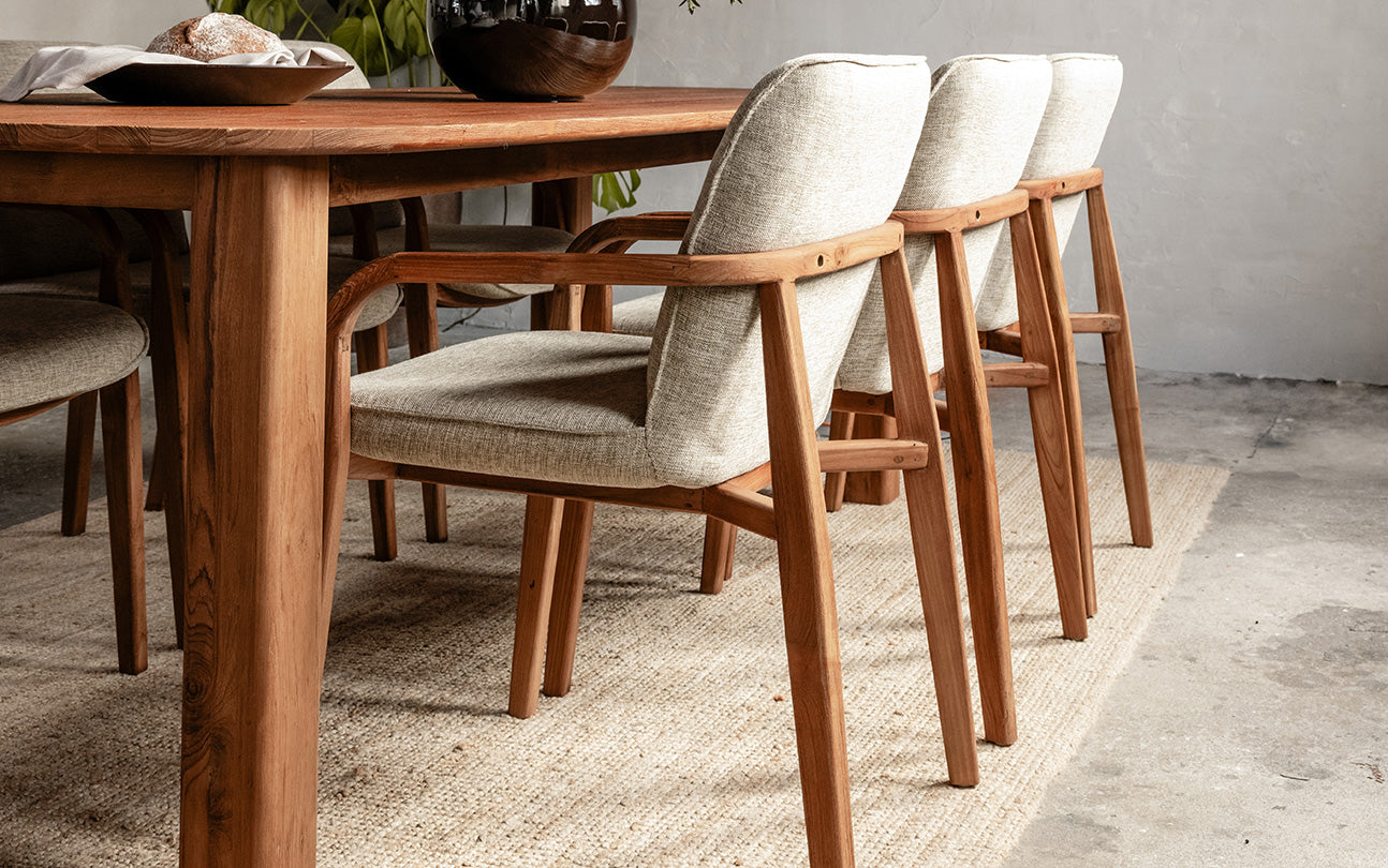 Jesse Dining Chair - Pale Khaki