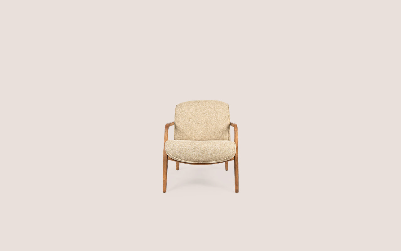 Jesse Lounge Chair - Pale Khaki