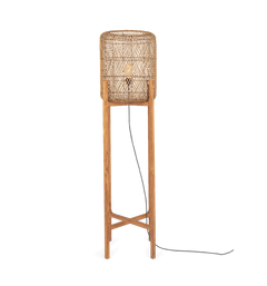 Aurora Standing Lamp - Rattan