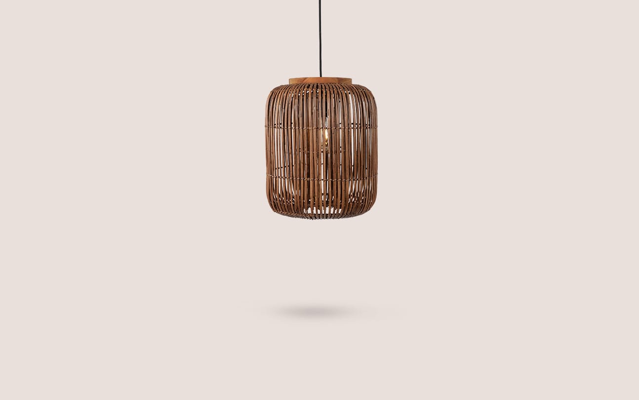 Bright Barrel Hanging Lamp