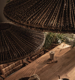 Cymbal Lamp Abaca