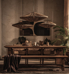 Cymbal Lamp Abaca
