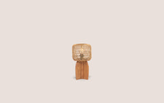 Orbit Table Lamp - Rattan