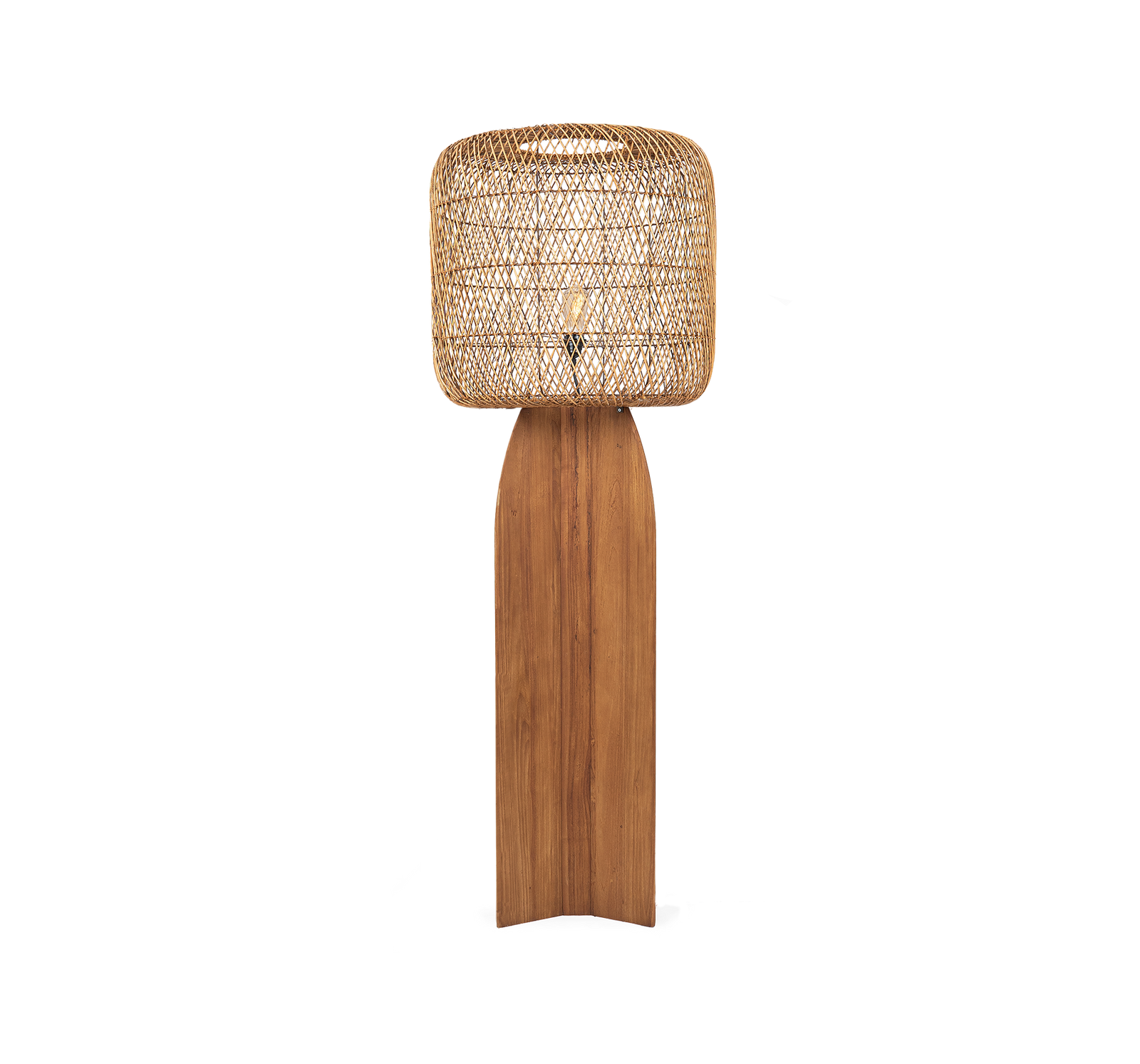 Orbit Standing Lamp - Rattan N