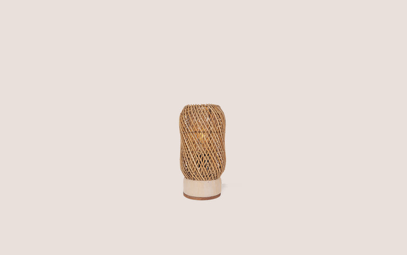 Pole Rattan Table Lamp