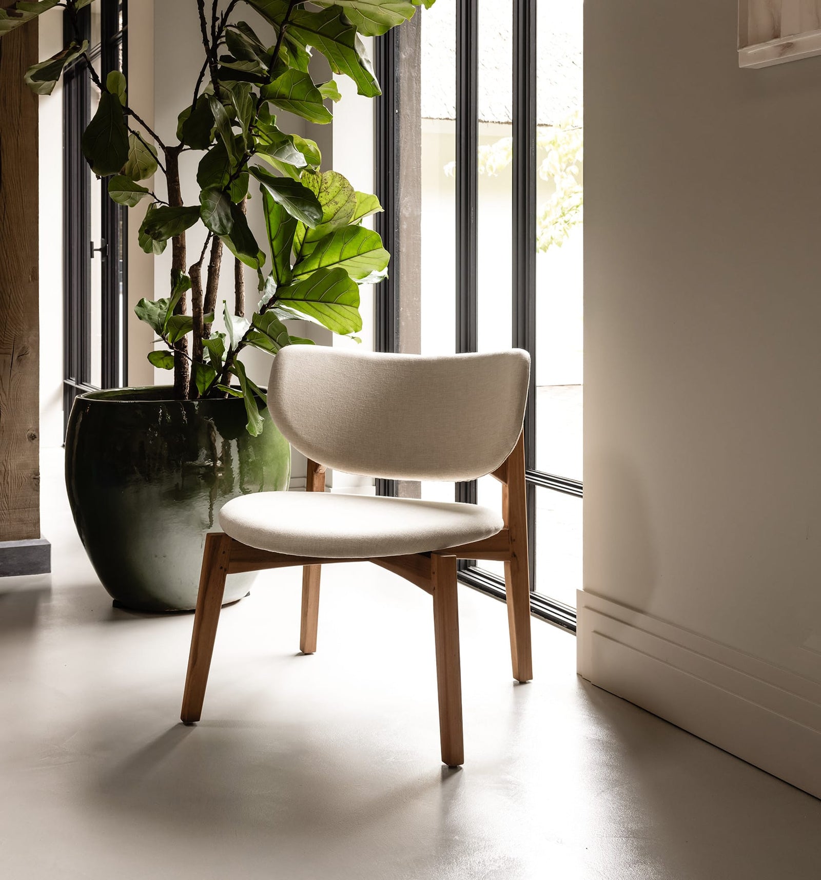 Mila Lounge Chair Custard