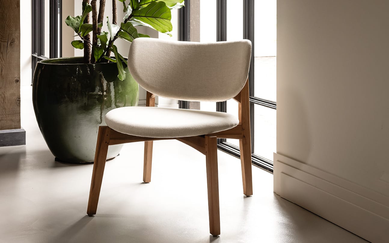 Mila Lounge Chair Custard