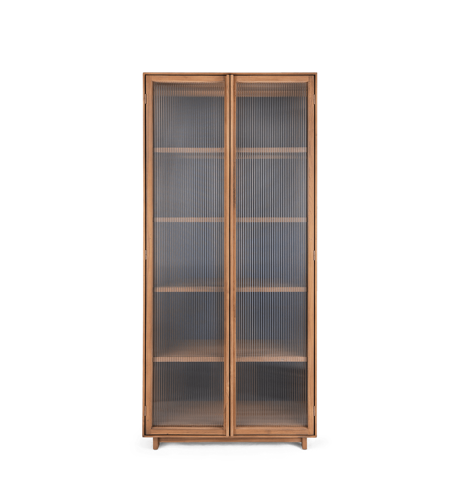 Motion Display Cabinet 2 Textured Glass Doors