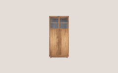 Motion Cabinet 2 Doors with Textured Glass