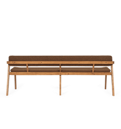 Noa Dining Table Bench Brown