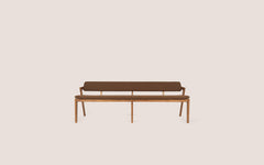Noa Dining Table Bench Brown