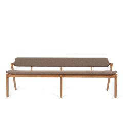 Noa Dining Table Bench Walnut