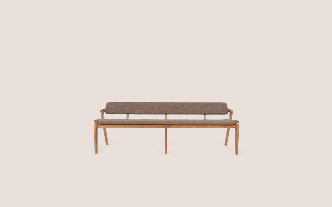 Noa Dining Table Bench Walnut