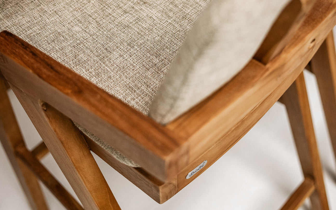Noa Kitchen Stool Pale Khaki