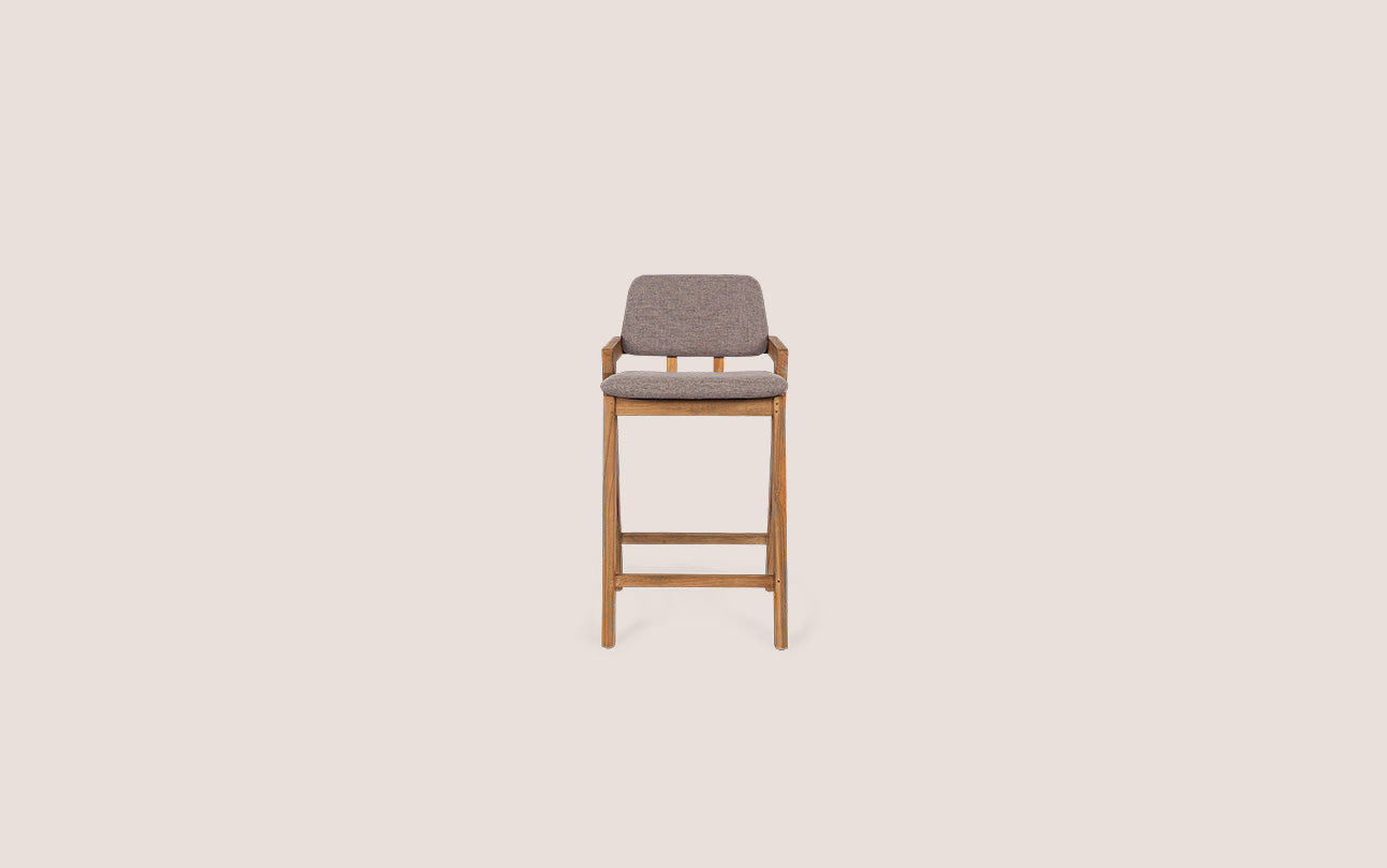 Noa Kitchen Stool Walnut