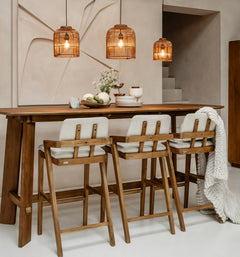 Noa Bar Stool Custard