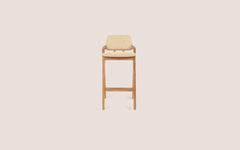 Noa Bar Stool Pale Khaki