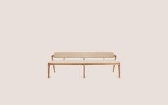 Noa Dining Table Bench Pale Khaki