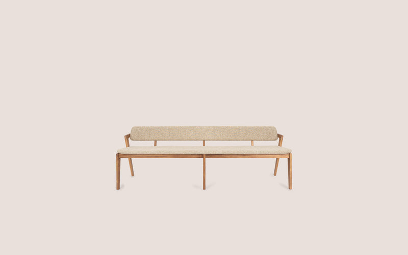 Noa Dining Table Bench Pale Khaki