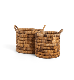 Caterpillar Sago Round Basket set