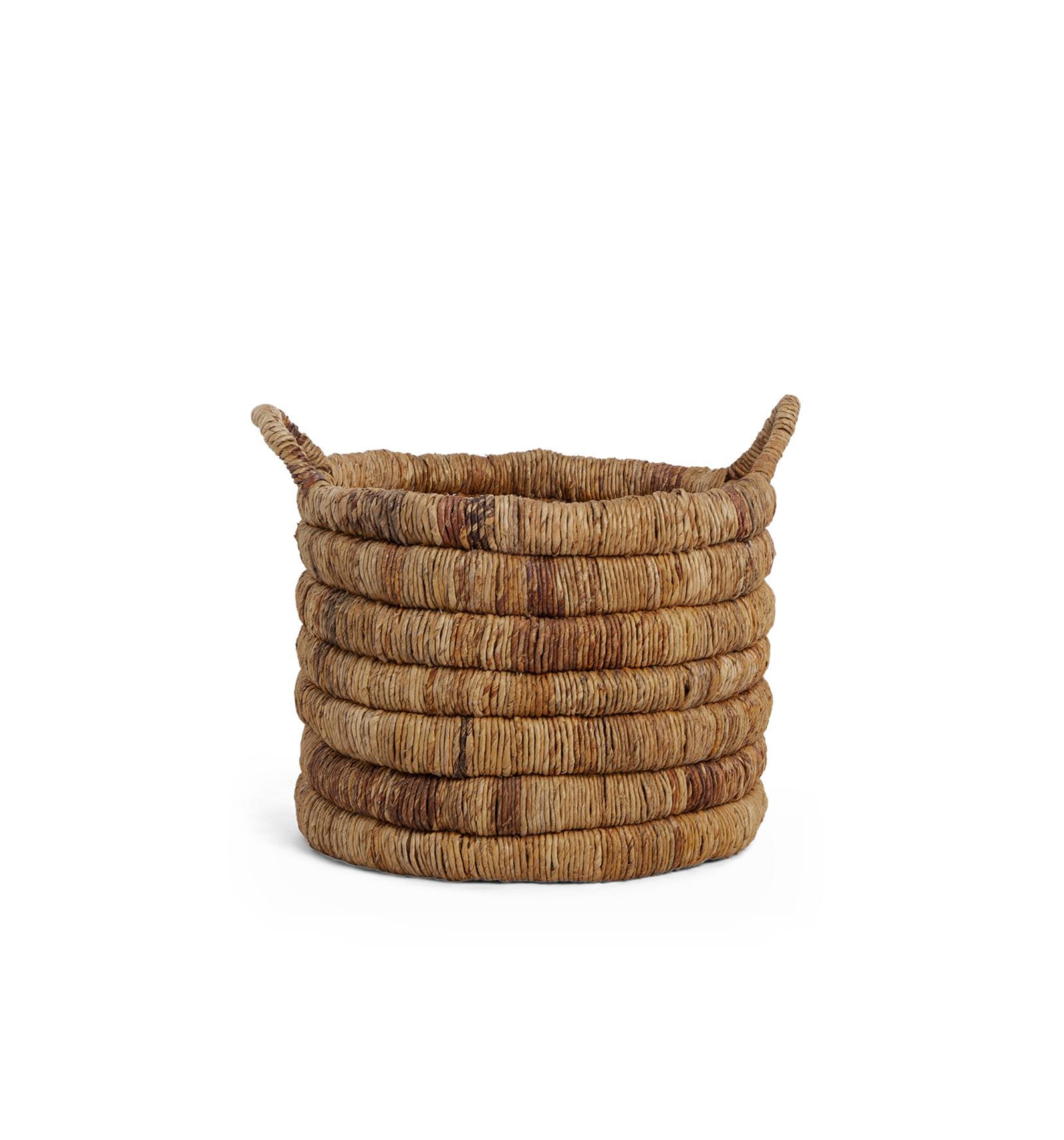 Caterpillar Sago Round Basket Two-Tone