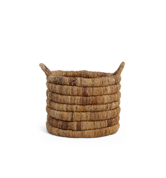 Caterpillar Sago Round Basket Two-Tone