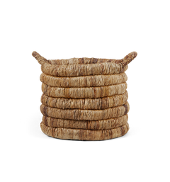 Caterpillar Sago Round Basket Two-Tone