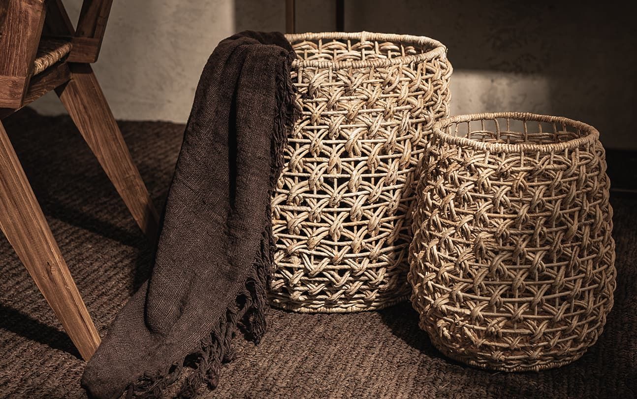 Sindoro Round Basket - Set of 2