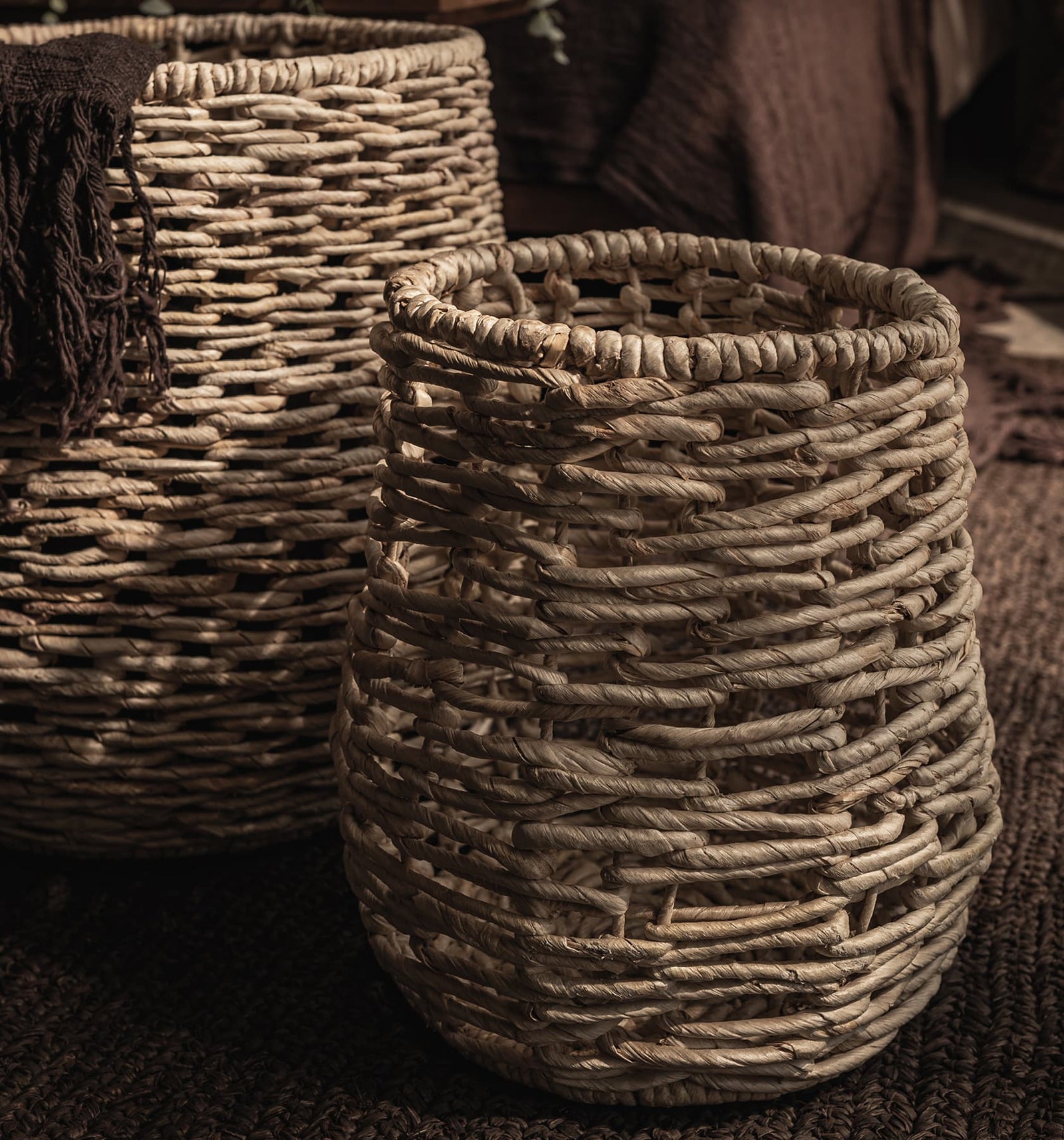 Raung Round Basket - Set of 2