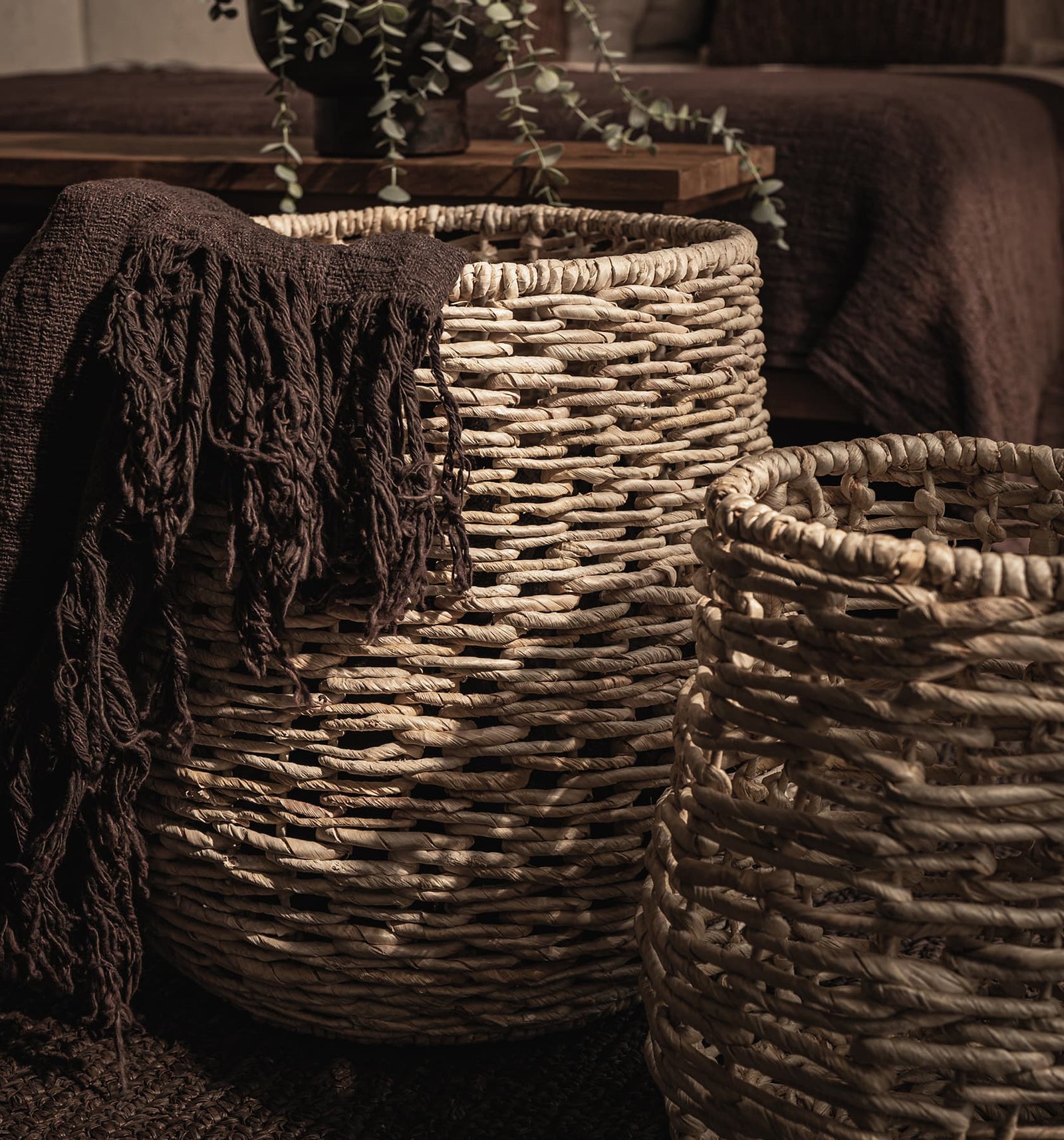 Raung Round Basket - Set of 2