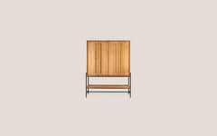 Outline Cabinet 4 Doors 1 Open Rack