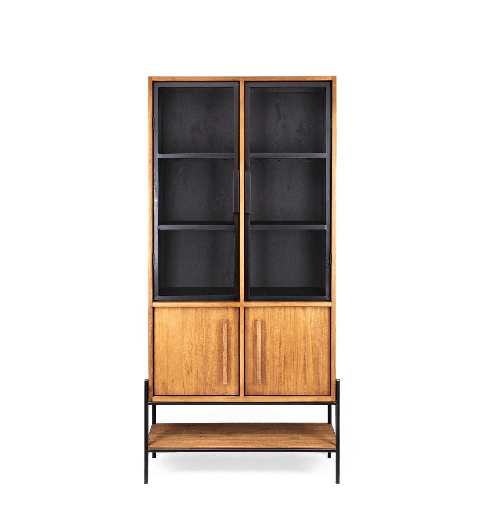 Outline Cabinet 4 Doors 1 Open Rack