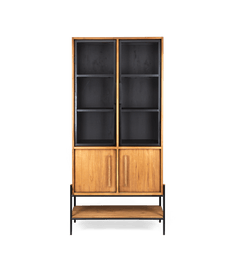 Outline Cabinet 4 Doors 1 Open Rack