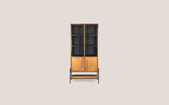 Outline Cabinet 4 Doors 1 Open Rack
