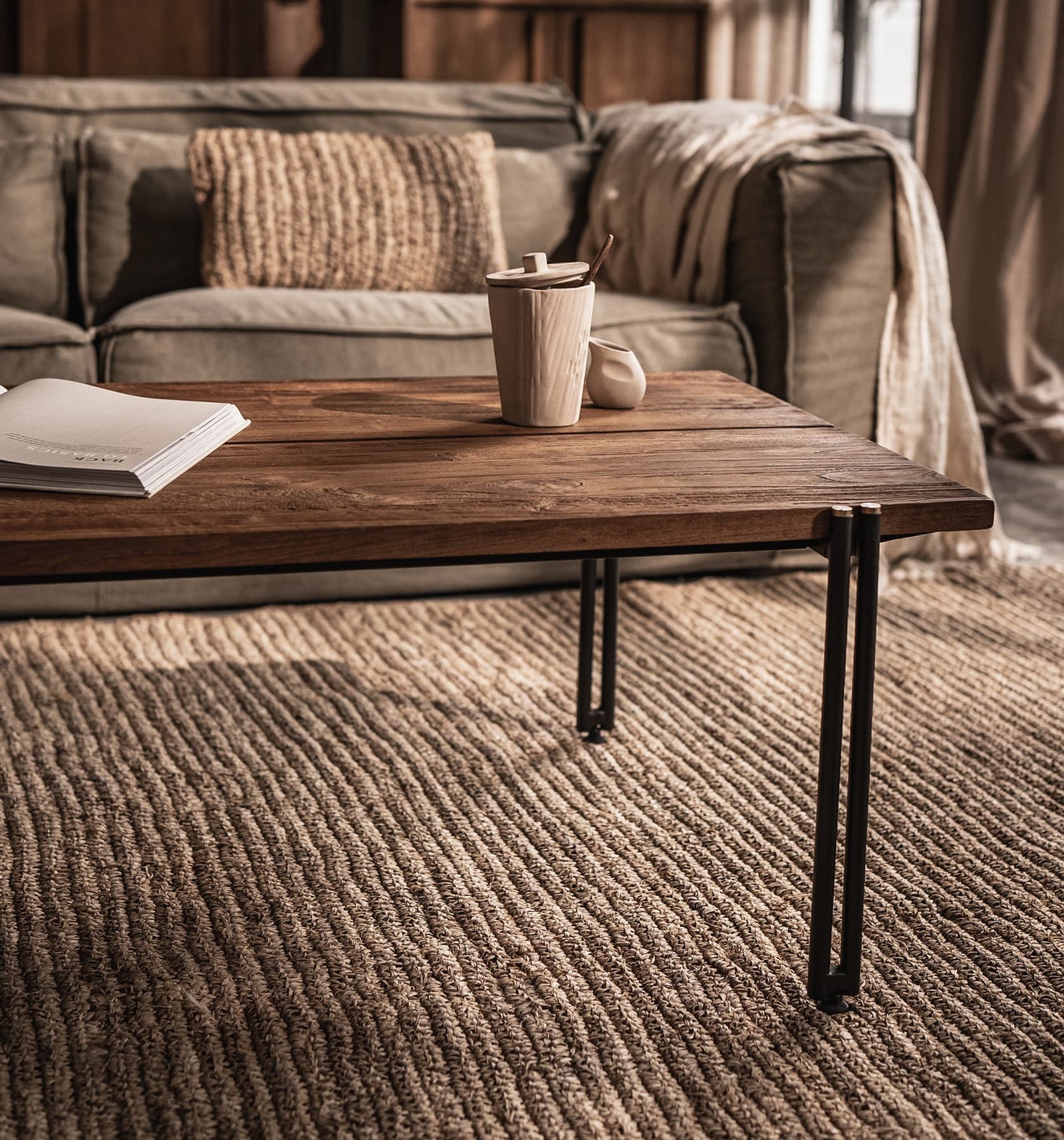 Outline Rectangular Coffee Table (Second Chance)